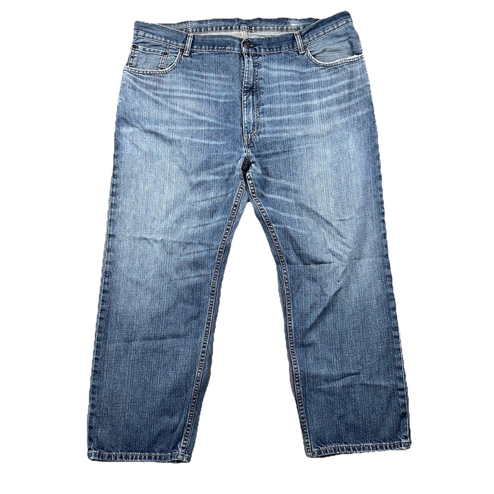 Levi Strauss 559 Relaxed Straight Jeans Men 44x29 Blue Denim Medium Wash Cotton